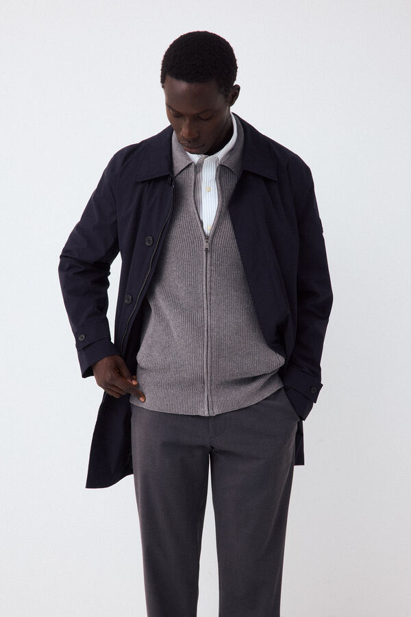 Pedro del Hierro Technical trench Blue