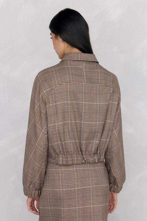 Pedro del Hierro Harris box bomber Brown