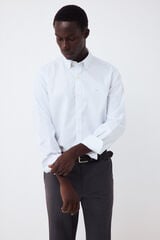 Pedro del Hierro Striped shirt Blue