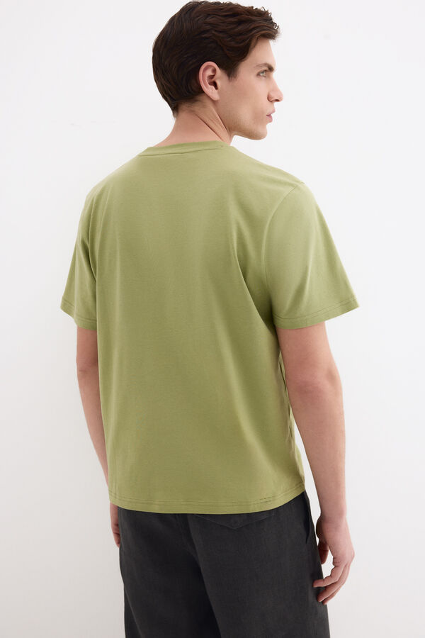 Pedro del Hierro Logo T-shirt Green