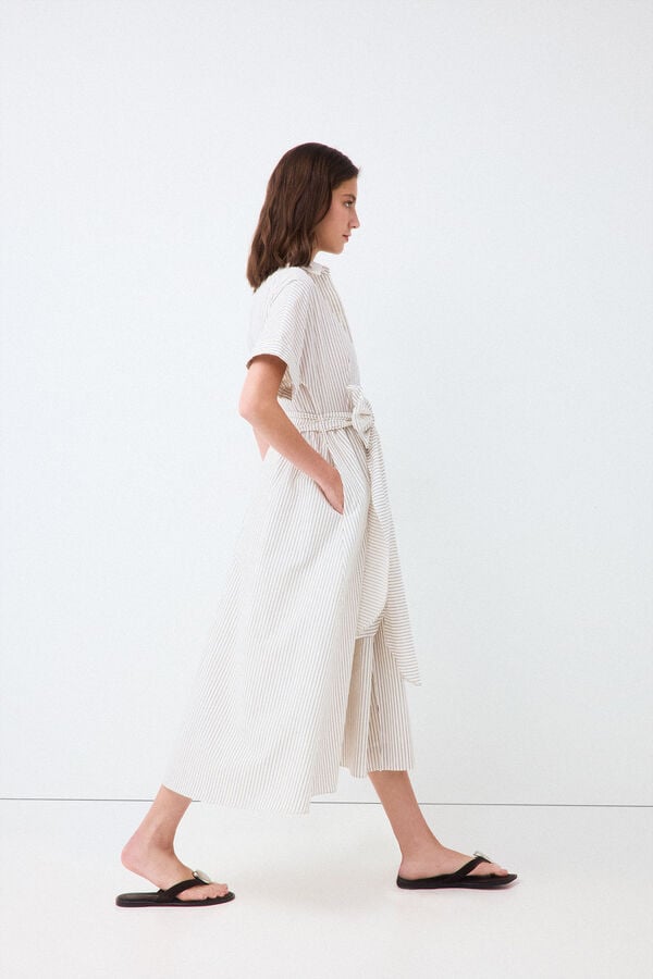 Pedro del Hierro Seersucker shirt dress Blue