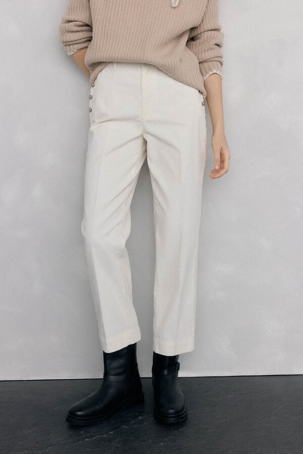 Pedro del Hierro Botin plano de piel con hebilla de logo Negro