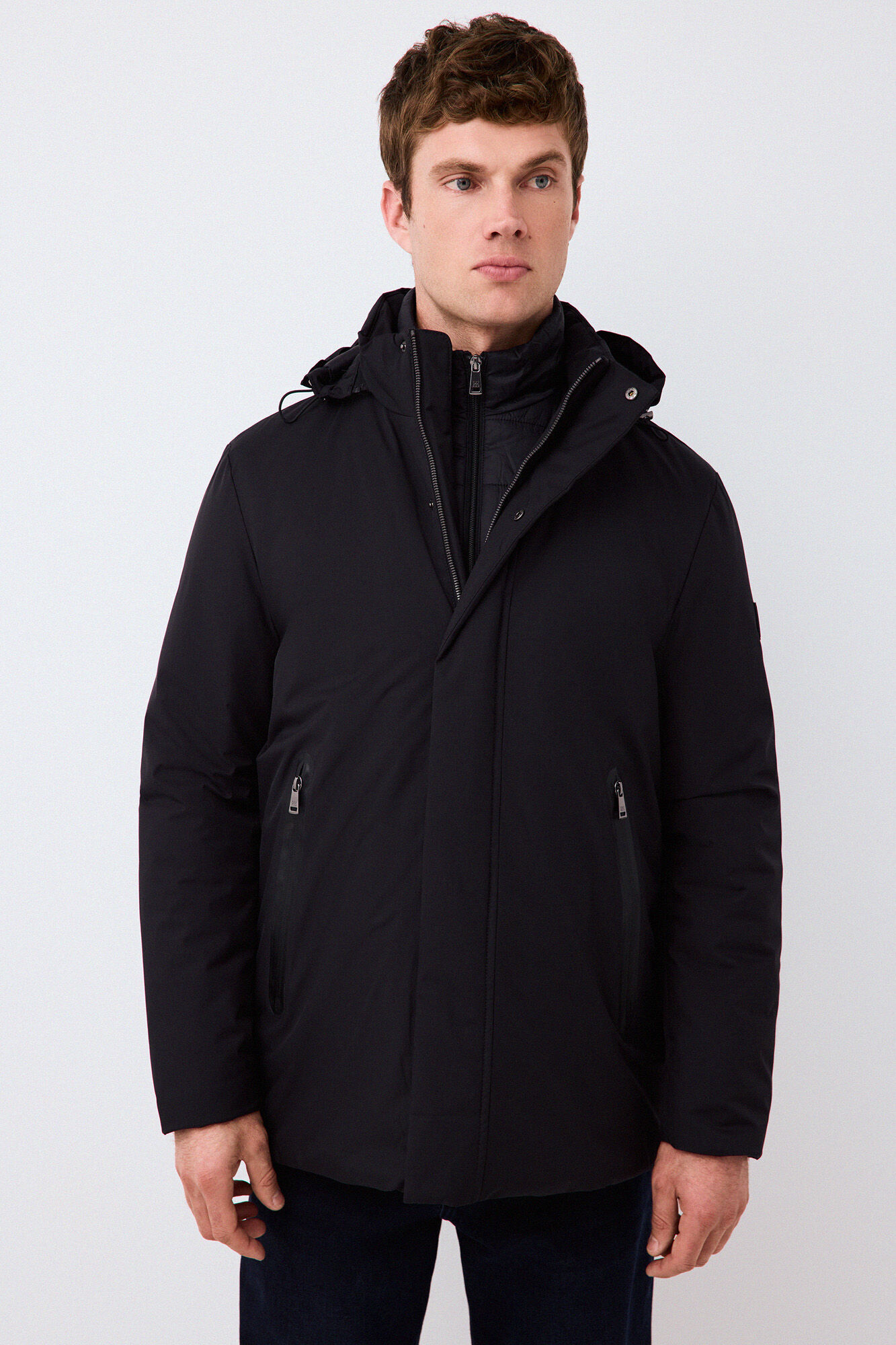 Pedro del Hierro Long technical parka