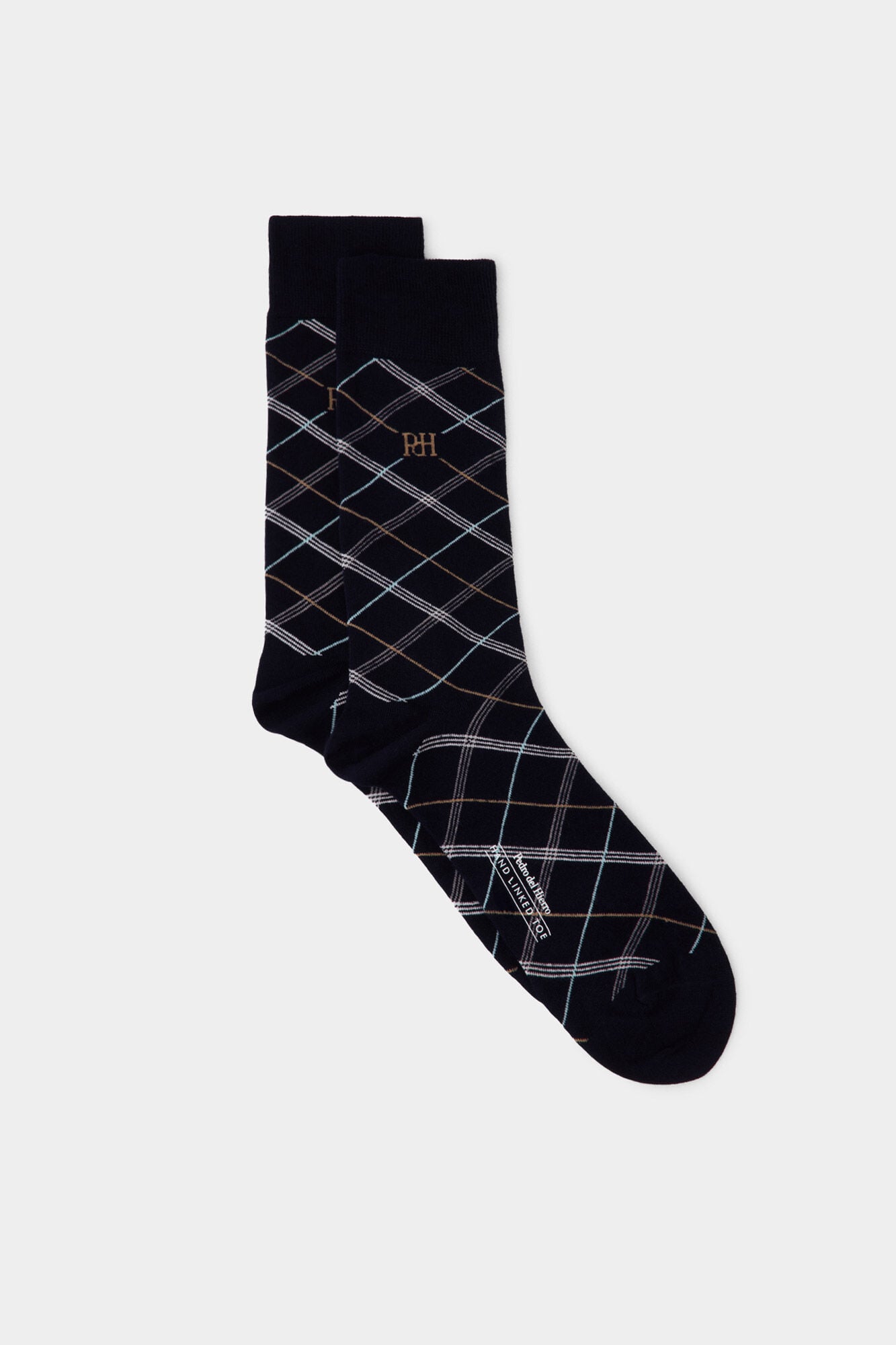 Pedro del Hierro Diamond pattern socks