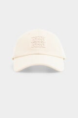 Pedro del Hierro Embroidered logo cap Ecru