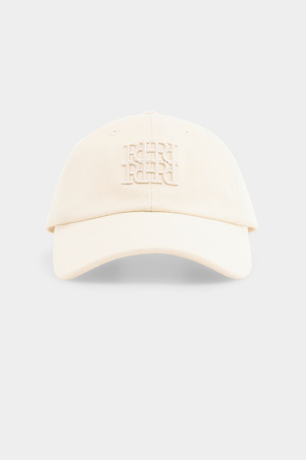 Pedro del Hierro Embroidered logo cap Ecru