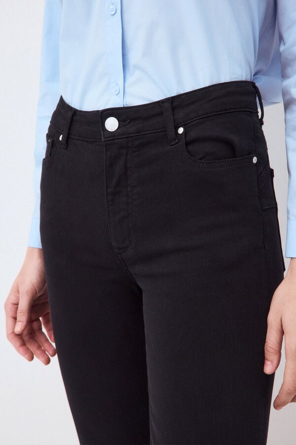 Pedro del Hierro Push up straight basic jeans Black