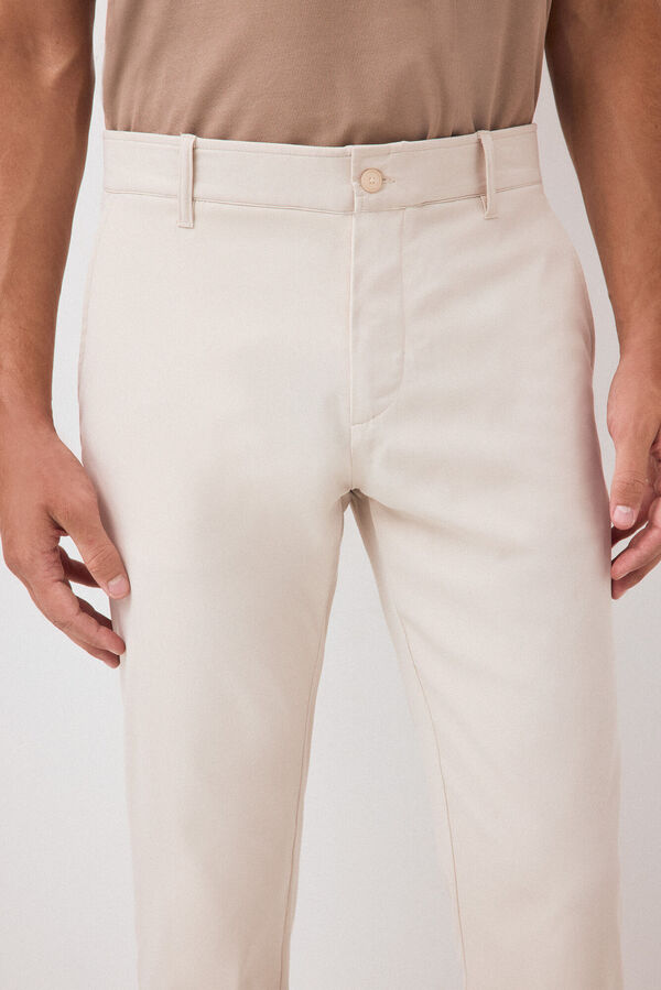 Pedro del Hierro Cal&ccedil;as chino Golf Beige