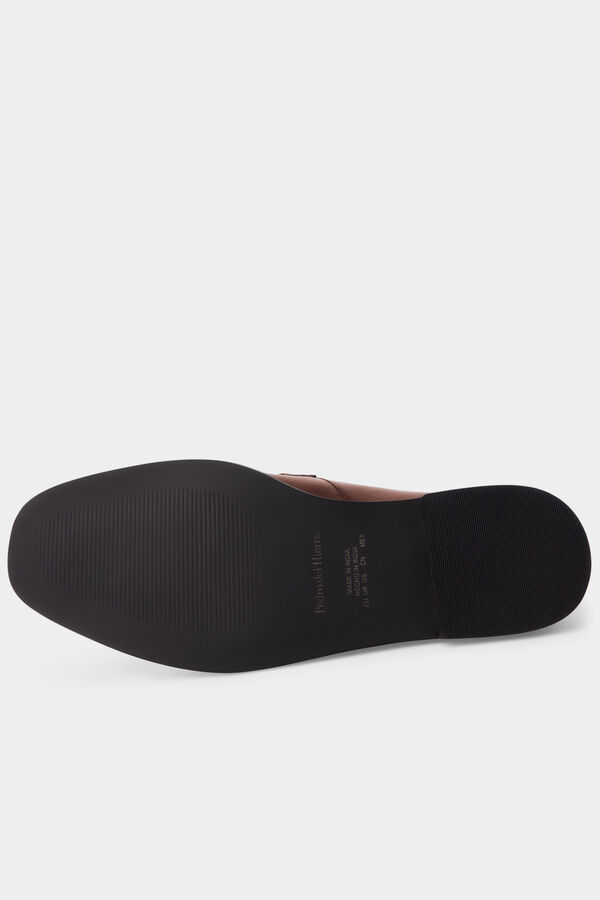 Pedro del Hierro Leather loafers Brown