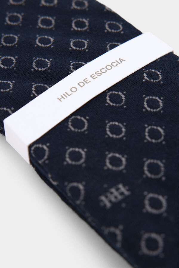 Pedro del Hierro Logo sport sock Blue