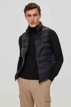 Pedro del Hierro Ultralight quilted gilet Black