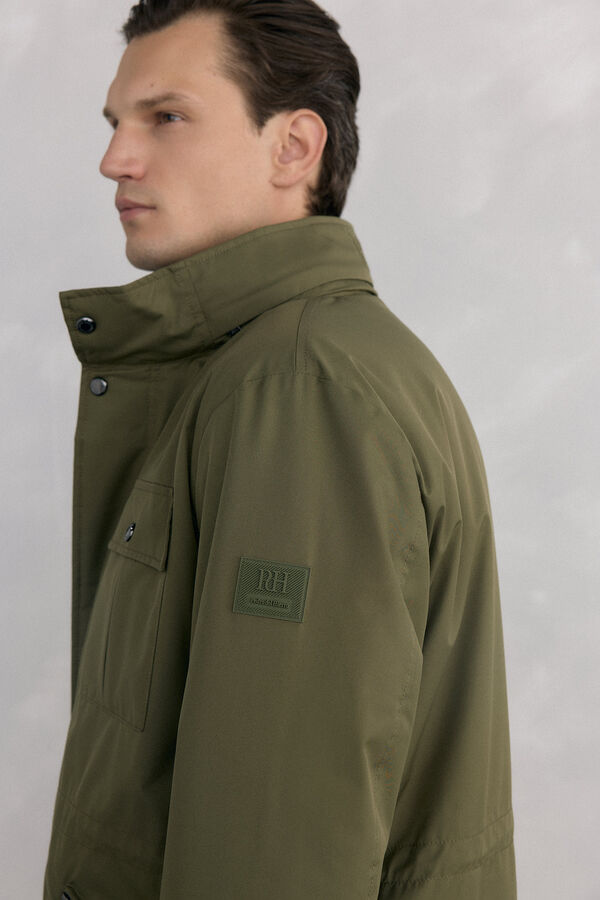 Pedro del Hierro Technical 4-pocket jacket Green