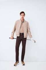 Pedro del Hierro 5-pocket golf trousers Brown