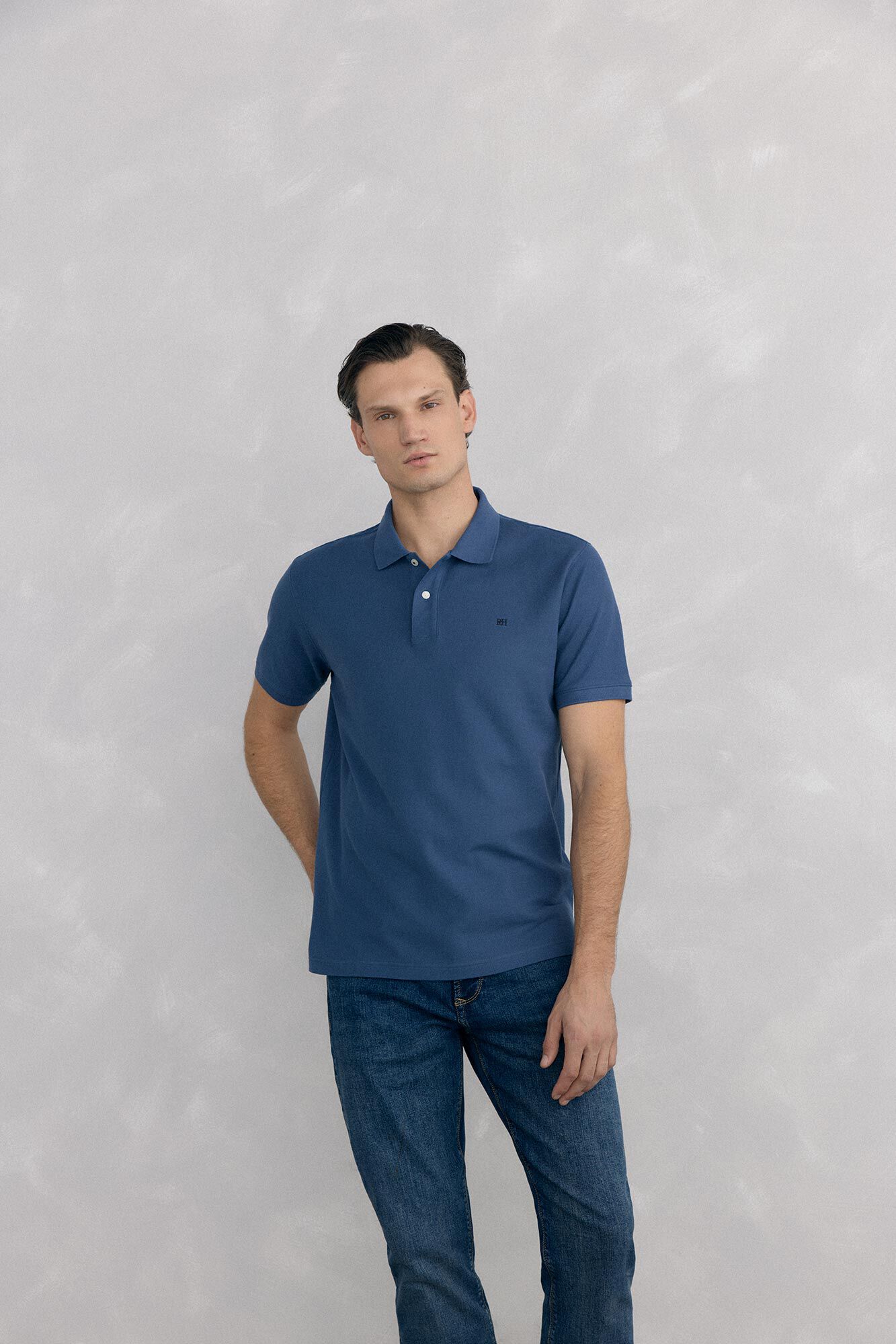 Pedro del Hierro Basic piqu&eacute; polo shirt