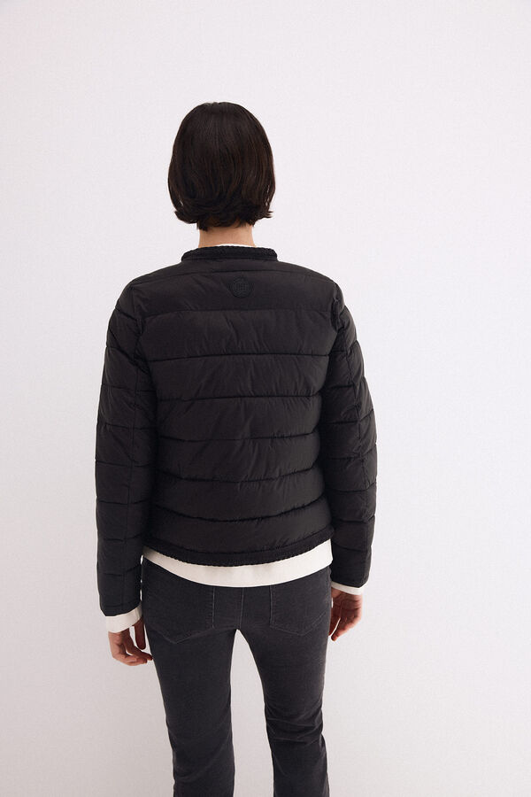 Pedro del Hierro Short puffer jacket Black