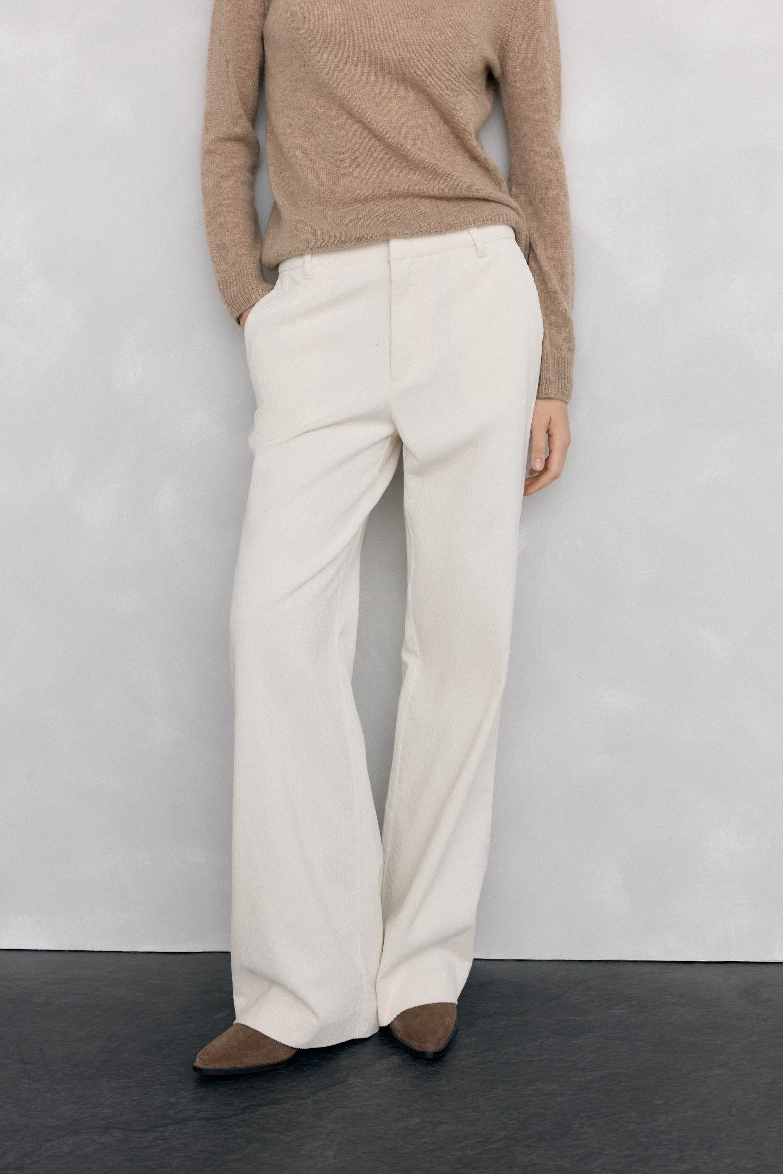 Pedro del Hierro Wide leg classic corduroy pants