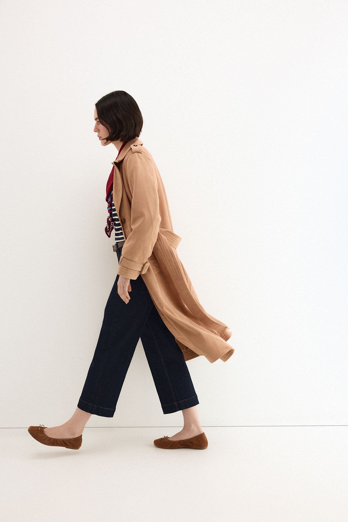 Pedro del Hierro Wide leg capri jeans