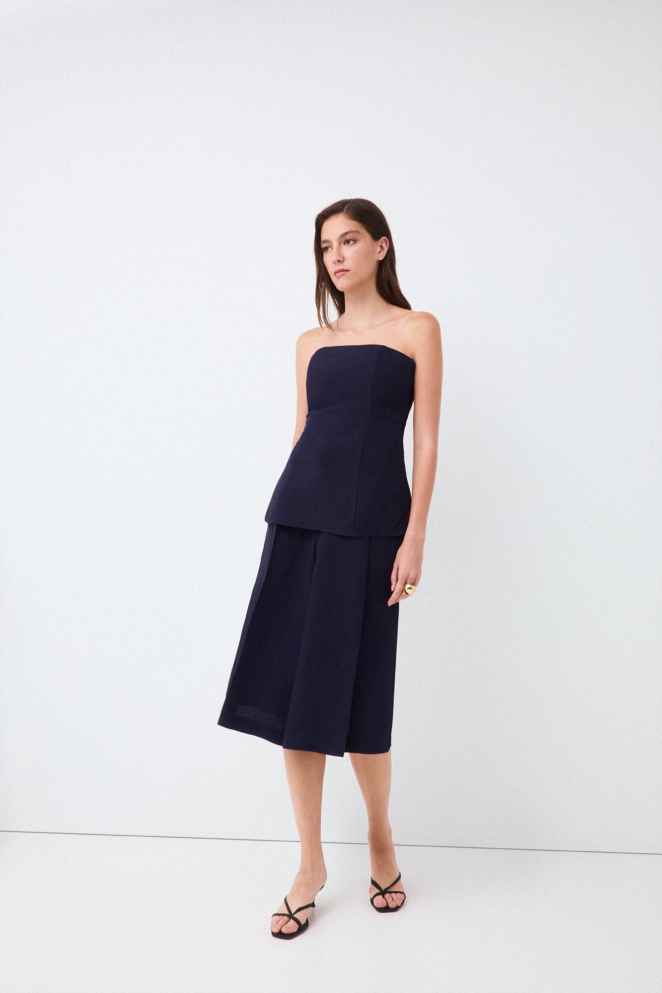 TFP by Tamara Falc&oacute; Strapless top