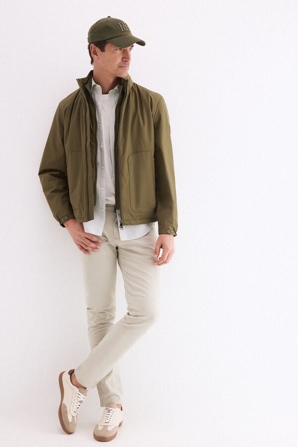 Pedro del Hierro Removable lining jacket Green