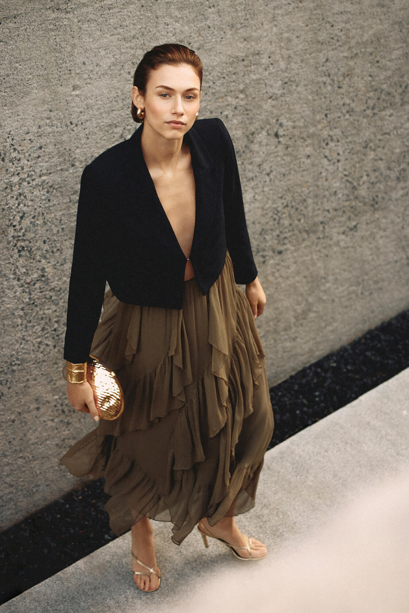 Pedro del Hierro Blazer curto preto