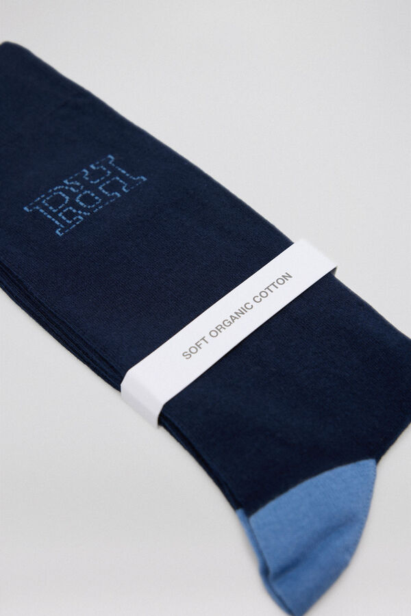 Pedro del Hierro Plain sports socks Blue