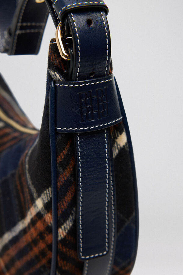 Pedro del Hierro Bolso hobbo cuadros Turquesa