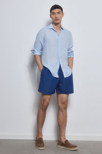 Pedro del Hierro Essential plain swim shorts  Blue