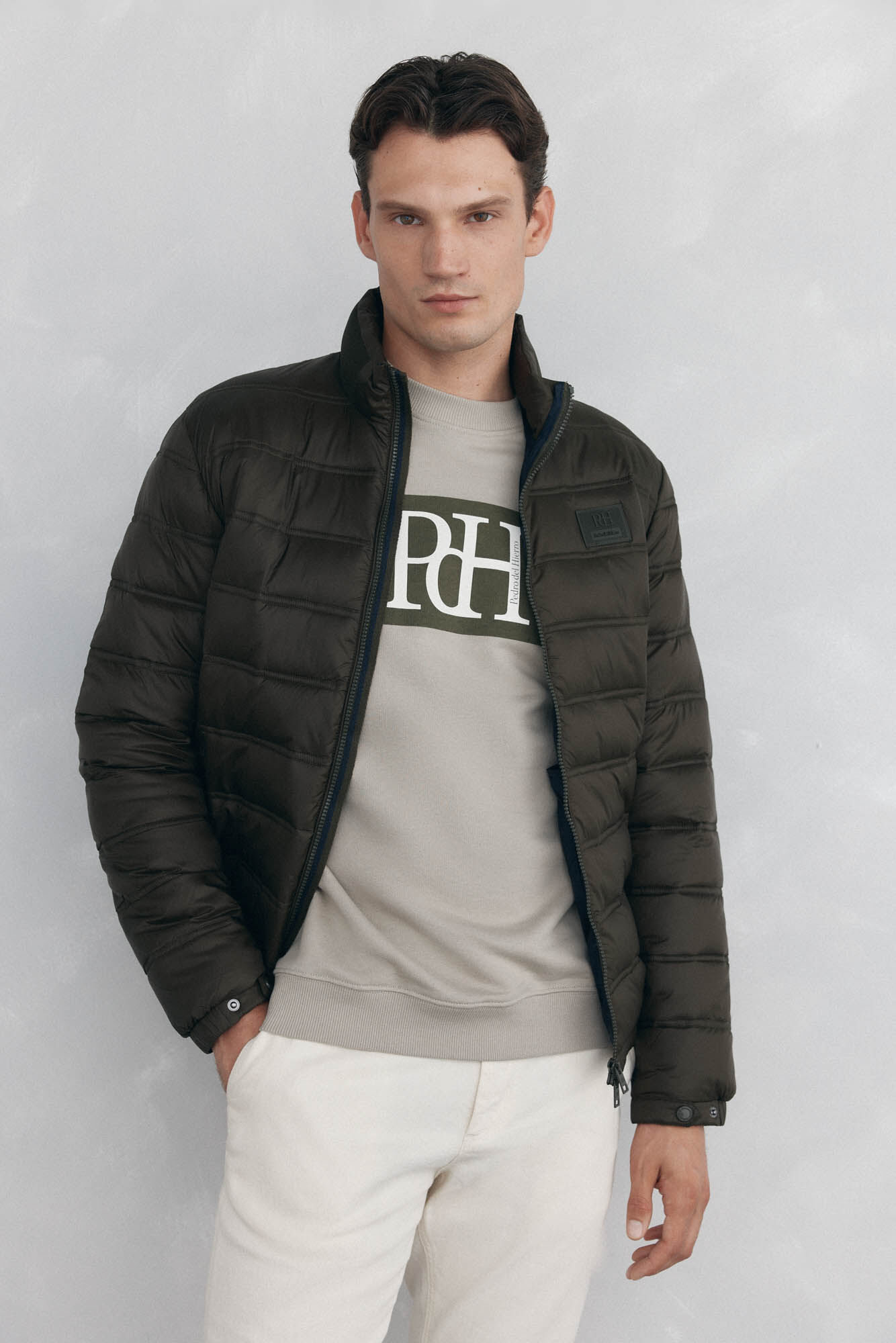 Pedro del Hierro Ultra-light quilted jacket