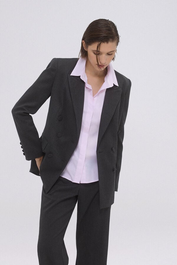 Pedro del Hierro Blazer trespassado antracite Cizento