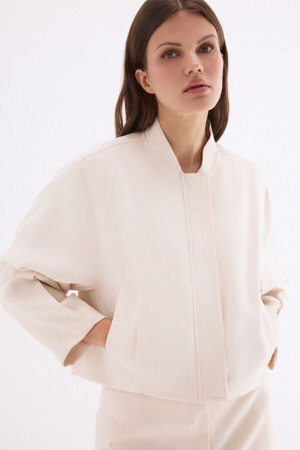 Pedro del Hierro Bomber Ecru