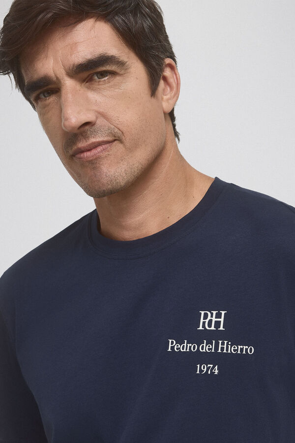 Pedro del Hierro Camiseta de anivers&aacute;rio Azul