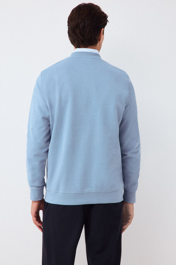 Pedro del Hierro Basic sweatshirt Blue