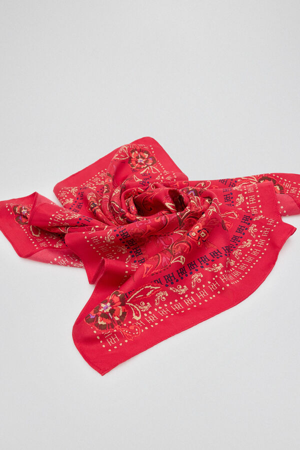 Pedro del Hierro Bandana scarf with floral print Several