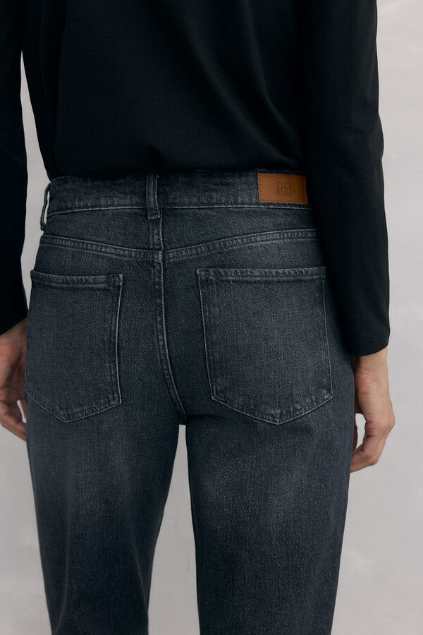 Pedro del Hierro Jeans straight basic Cizento