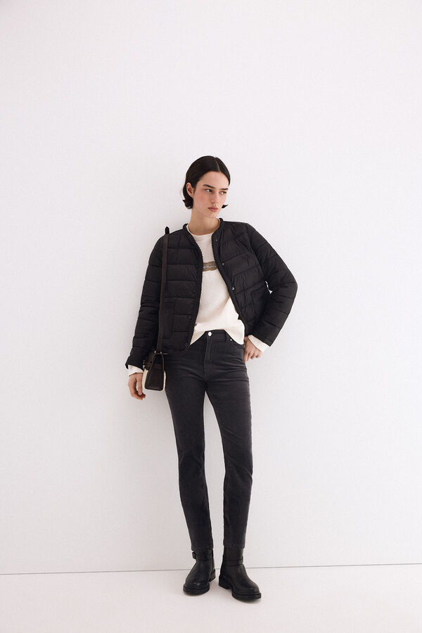 Pedro del Hierro Short puffer jacket Black