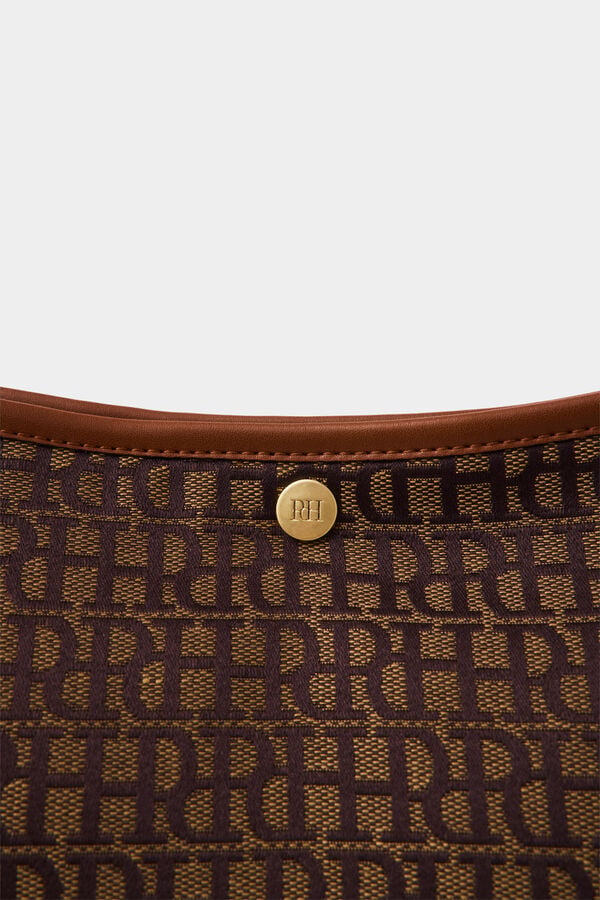 Pedro del Hierro Mala tote bag com logo Marrom