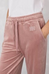Pedro del Hierro Activewear velvet pants Pink