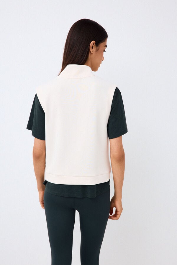 Pedro del Hierro Colete soft touch perkins Ecru