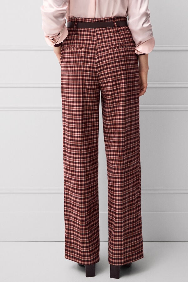 TFP by Tamara Falc&oacute; Plaid straight trousers Several