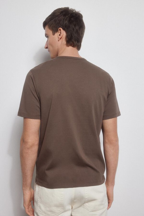 Pedro del Hierro Essential T-shirt Brown