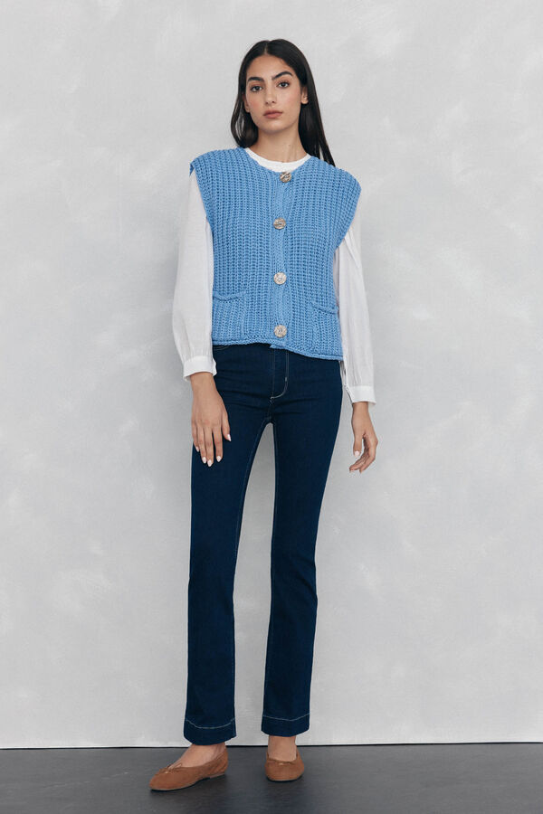 Pedro del Hierro Push up flare jeans Blue