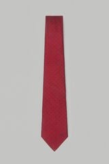 Pedro del Hierro Natural silk tie Red