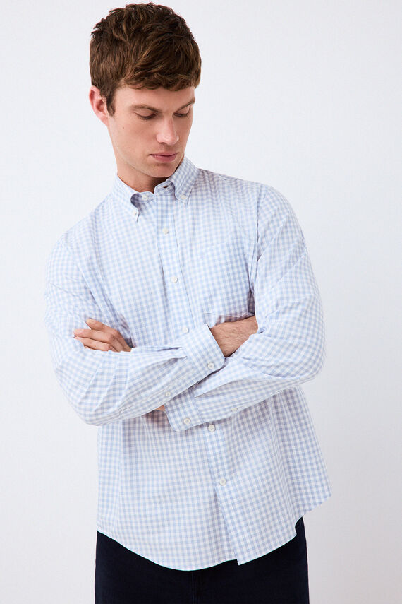 Camisa twill cuadros
