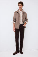 Pedro del Hierro Colour slim fit 5 pocket trousers Brown