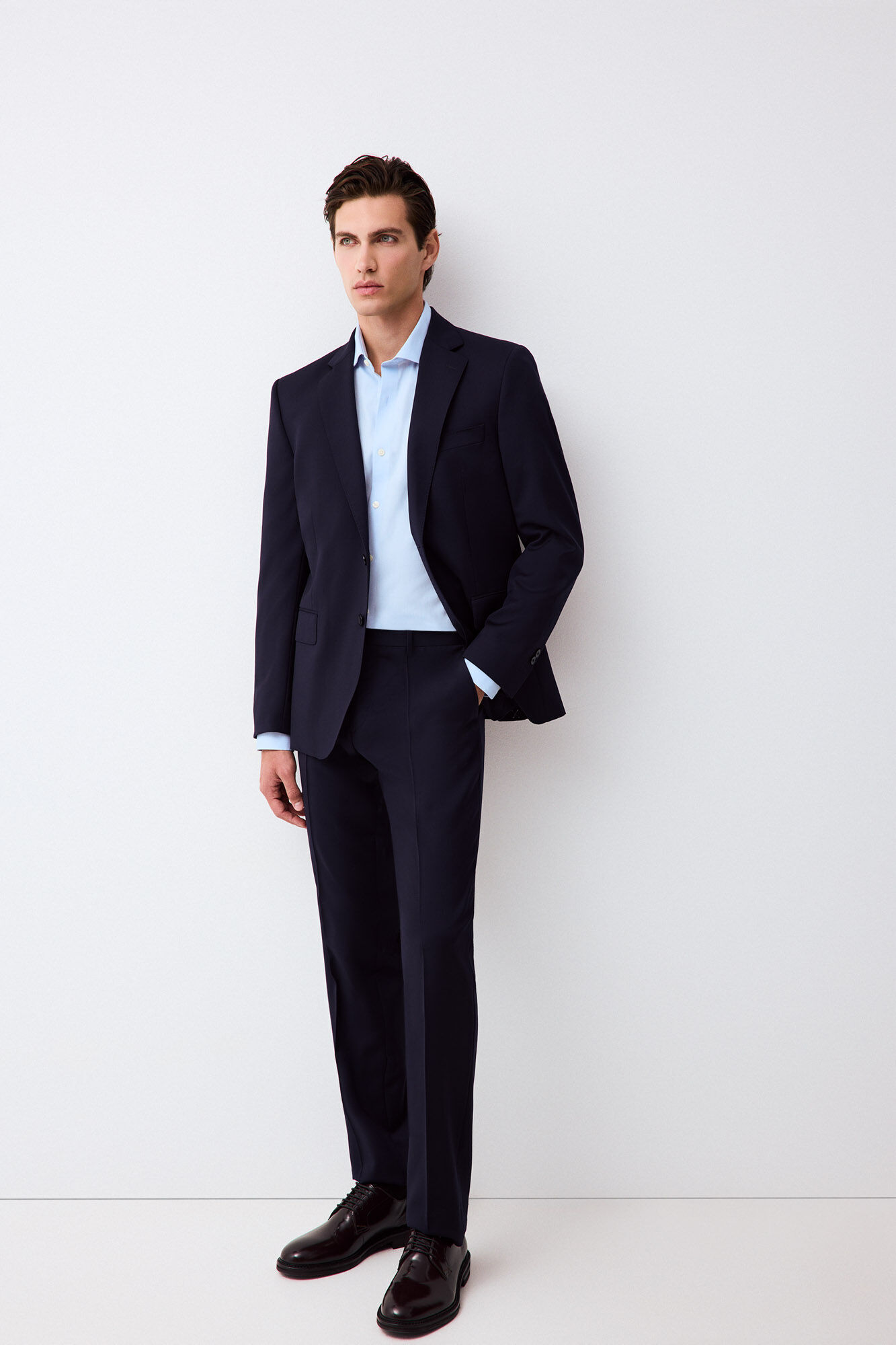 Pedro del Hierro Plain non-iron + anti-stain dress shirt