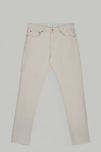 Pedro del Hierro Coloured slim fit Premium Flex 5-pocket jeans Beige