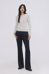 Pedro del Hierro Pinstripe trousers Blue