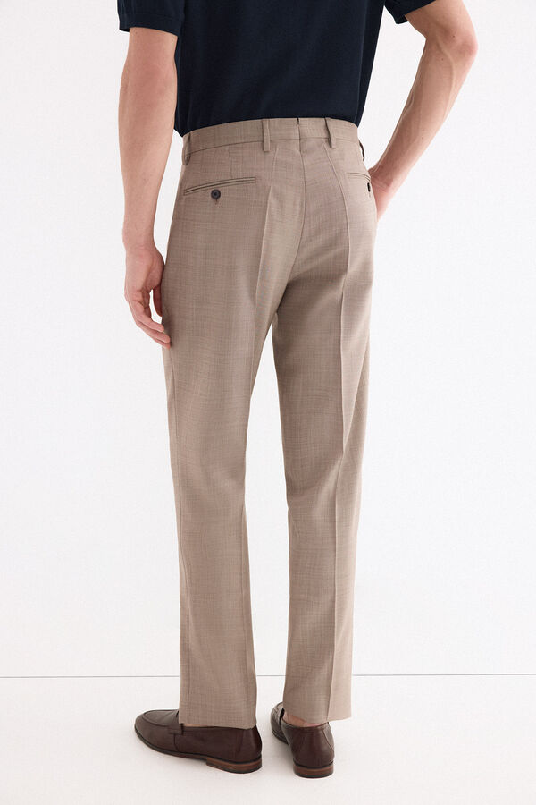 Pedro del Hierro Structured tailored blazer Brown