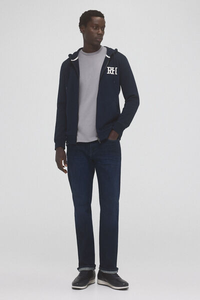 Pedro del Hierro Cardigan com capuz Azul