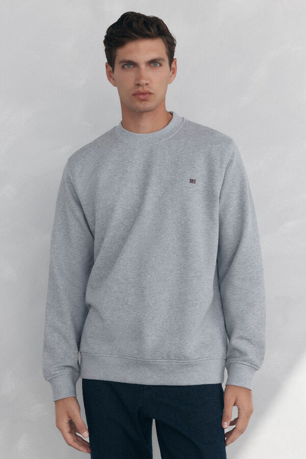 Pedro del Hierro Crew-neck sweatshirt Grey